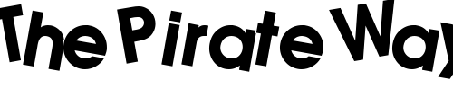 Font : JohnJones10-Bold Custom Text : The Pirate Way Test your own text here Click to download or to view this font on a tshirt that can be custom printed in Bali