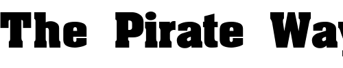 Font : Johnny-Light-Ho Custom Text : The Pirate Way Test your own text here Click to download or to view this font on a tshirt that can be custom printed in Bali