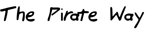 Font : Johnny-Mac-Scrawl-BRK Custom Text : The Pirate Way Test your own text here Click to download or to view this font on a tshirt that can be custom printed in Bali