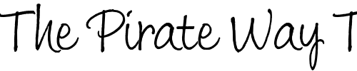 Font : Johnny-Script-BF Custom Text : The Pirate Way Test your own text here Click to download or to view this font on a tshirt that can be custom printed in Bali