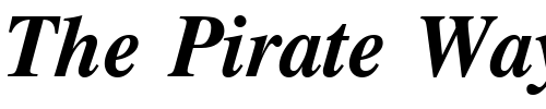 Font : KCStar-Bold-Italic Custom Text : The Pirate Way Test your own text here Click to download or to view this font on a tshirt that can be custom printed in Bali
