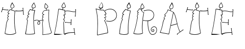 Font : KF-Candle Custom Text : The Pirate Way Test your own text here Click to download or to view this font on a tshirt that can be custom printed in Bali