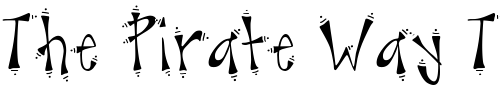Font : KF-Spritz Custom Text : The Pirate Way Test your own text here Click to download or to view this font on a tshirt that can be custom printed in Bali