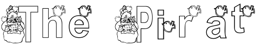 Font : KG-WINTERSNO Custom Text : The Pirate Way Test your own text here Click to download or to view this font on a tshirt that can be custom printed in Bali