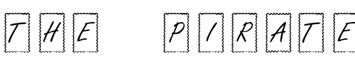 Font : KR-Ribbon-Frame Custom Text : The Pirate Way Test your own text here Click to download or to view this font on a tshirt that can be custom printed in Bali