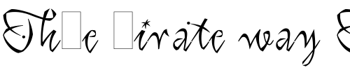 Font : Katfish-Alts-LET-Plain-1 Custom Text : The Pirate Way Test your own text here Click to download or to view this font on a tshirt that can be custom printed in Bali