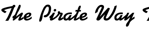 Font : Kauflinn Custom Text : The Pirate Way Test your own text here Click to download or to view this font on a tshirt that can be custom printed in Bali