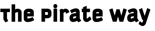 Font : Kautiva-Uni-Black Custom Text : The Pirate Way Test your own text here Click to download or to view this font on a tshirt that can be custom printed in Bali