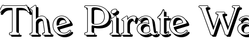 Font : KellyBeckerShadow-Light-Regular Custom Text : The Pirate Way Test your own text here Click to download or to view this font on a tshirt that can be custom printed in Bali