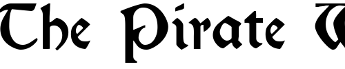 Font : Kelmscott Custom Text : The Pirate Way Test your own text here Click to download or to view this font on a tshirt that can be custom printed in Bali