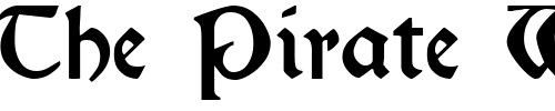 Font : Kelmscott-Regular Custom Text : The Pirate Way Test your own text here Click to download or to view this font on a tshirt that can be custom printed in Bali