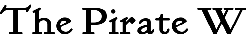 Font : KelmscottRoman Custom Text : The Pirate Way Test your own text here Click to download or to view this font on a tshirt that can be custom printed in Bali