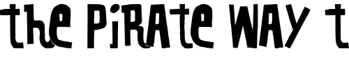 Font : KennelDistrict Custom Text : The Pirate Way Test your own text here Click to download or to view this font on a tshirt that can be custom printed in Bali