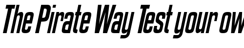 Font : Kenyan-Coffee-Italic Custom Text : The Pirate Way Test your own text here Click to download or to view this font on a tshirt that can be custom printed in Bali