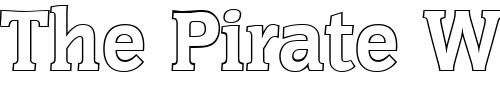 Font : KevinBeckerOutline-ExtraBold-Regular Custom Text : The Pirate Way Test your own text here Click to download or to view this font on a tshirt that can be custom printed in Bali