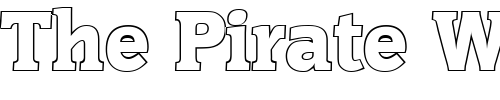 Font : KevinBeckerOutline-Heavy-Regular Custom Text : The Pirate Way Test your own text here Click to download or to view this font on a tshirt that can be custom printed in Bali