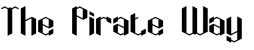 Font : Key-Ridge-BRK Custom Text : The Pirate Way Test your own text here Click to download or to view this font on a tshirt that can be custom printed in Bali