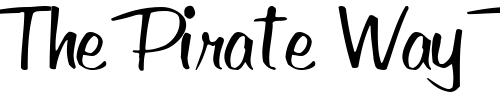 Font : KeyLogo34-Regular Custom Text : The Pirate Way Test your own text here Click to download or to view this font on a tshirt that can be custom printed in Bali