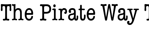 Font : Keyboard-Condensed-SSi-Condensed Custom Text : The Pirate Way Test your own text here Click to download or to view this font on a tshirt that can be custom printed in Bali