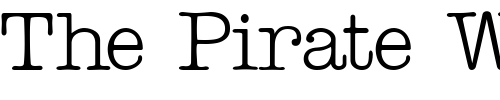 Font : Keyboard-Display-SSi Custom Text : The Pirate Way Test your own text here Click to download or to view this font on a tshirt that can be custom printed in Bali