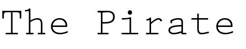 Font : Keyboard-Elite-SSi Custom Text : The Pirate Way Test your own text here Click to download or to view this font on a tshirt that can be custom printed in Bali