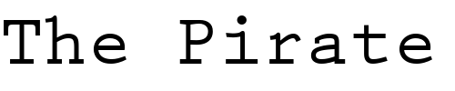 Font : Keyboard-Elite-SSi-Bold Custom Text : The Pirate Way Test your own text here Click to download or to view this font on a tshirt that can be custom printed in Bali