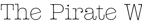 Font : Keyboard-Light-Alternate-SSi-Light-Alternate Custom Text : The Pirate Way Test your own text here Click to download or to view this font on a tshirt that can be custom printed in Bali