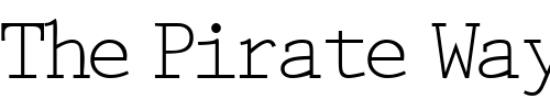 Font : KeyboardEliteSSK Custom Text : The Pirate Way Test your own text here Click to download or to view this font on a tshirt that can be custom printed in Bali