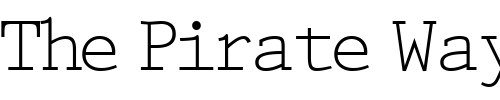 Font : KeyboardEliteSSK-Regular Custom Text : The Pirate Way Test your own text here Click to download or to view this font on a tshirt that can be custom printed in Bali