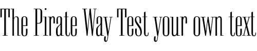 Font : KeyboardLight Custom Text : The Pirate Way Test your own text here Click to download or to view this font on a tshirt that can be custom printed in Bali