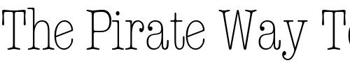 Font : KeyboardLightCondAltSSK-Regular Custom Text : The Pirate Way Test your own text here Click to download or to view this font on a tshirt that can be custom printed in Bali