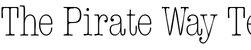 Font : KeyboardLightCondSSK Custom Text : The Pirate Way Test your own text here Click to download or to view this font on a tshirt that can be custom printed in Bali