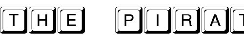 Font : KeyboardTwo-Regular Custom Text : The Pirate Way Test your own text here Click to download or to view this font on a tshirt that can be custom printed in Bali