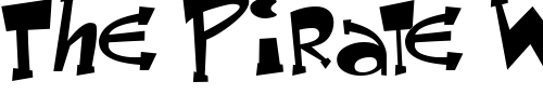 Font : Keyster Custom Text : The Pirate Way Test your own text here Click to download or to view this font on a tshirt that can be custom printed in Bali