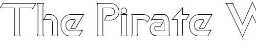 Font : Khan-Outline Custom Text : The Pirate Way Test your own text here Click to download or to view this font on a tshirt that can be custom printed in Bali