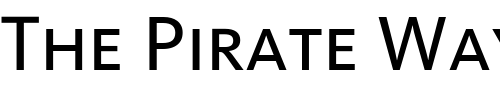 Font : Kievit-Book-SC Custom Text : The Pirate Way Test your own text here Click to download or to view this font on a tshirt that can be custom printed in Bali