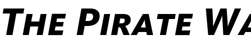 Font : Kievit-Extrabold-Italic-SC Custom Text : The Pirate Way Test your own text here Click to download or to view this font on a tshirt that can be custom printed in Bali