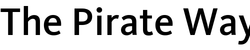Font : Kievit-Medium Custom Text : The Pirate Way Test your own text here Click to download or to view this font on a tshirt that can be custom printed in Bali