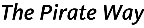 Font : Kievit-Medium-Italic Custom Text : The Pirate Way Test your own text here Click to download or to view this font on a tshirt that can be custom printed in Bali