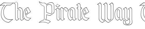 Font : KingdomOutline Custom Text : The Pirate Way Test your own text here Click to download or to view this font on a tshirt that can be custom printed in Bali