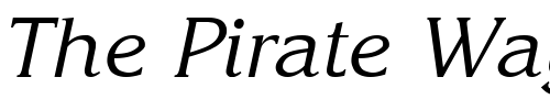 Font : Krone-Italic Custom Text : The Pirate Way Test your own text here Click to download or to view this font on a tshirt that can be custom printed in Bali