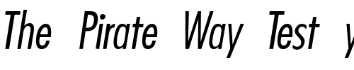 Font : Kudos-Light-Condensed-SSi-Normal Custom Text : The Pirate Way Test your own text here Click to download or to view this font on a tshirt that can be custom printed in Bali