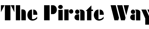 Font : KudosPosterSSK-Regular Custom Text : The Pirate Way Test your own text here Click to download or to view this font on a tshirt that can be custom printed in Bali