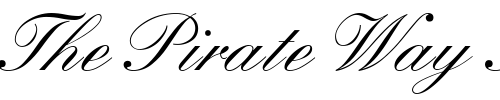 Font : Kuenstler-Script-Medium Custom Text : The Pirate Way Test your own text here Click to download or to view this font on a tshirt that can be custom printed in Bali