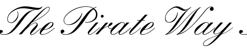 Font : KuenstlerScript-Medium Custom Text : The Pirate Way Test your own text here Click to download or to view this font on a tshirt that can be custom printed in Bali