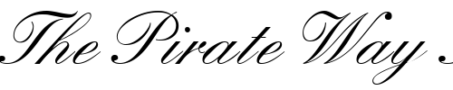 Font : KuenstlerScriptMedium Custom Text : The Pirate Way Test your own text here Click to download or to view this font on a tshirt that can be custom printed in Bali