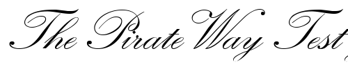 Font : KuenstlerScriptTwoBold Custom Text : The Pirate Way Test your own text here Click to download or to view this font on a tshirt that can be custom printed in Bali