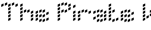 Font : LBC-Dots Custom Text : The Pirate Way Test your own text here Click to download or to view this font on a tshirt that can be custom printed in Bali