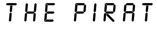 Font : LCD-ITC-Normal Custom Text : The Pirate Way Test your own text here Click to download or to view this font on a tshirt that can be custom printed in Bali