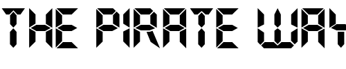 Font : LCDDisplayCapsSSK-Regular Custom Text : The Pirate Way Test your own text here Click to download or to view this font on a tshirt that can be custom printed in Bali